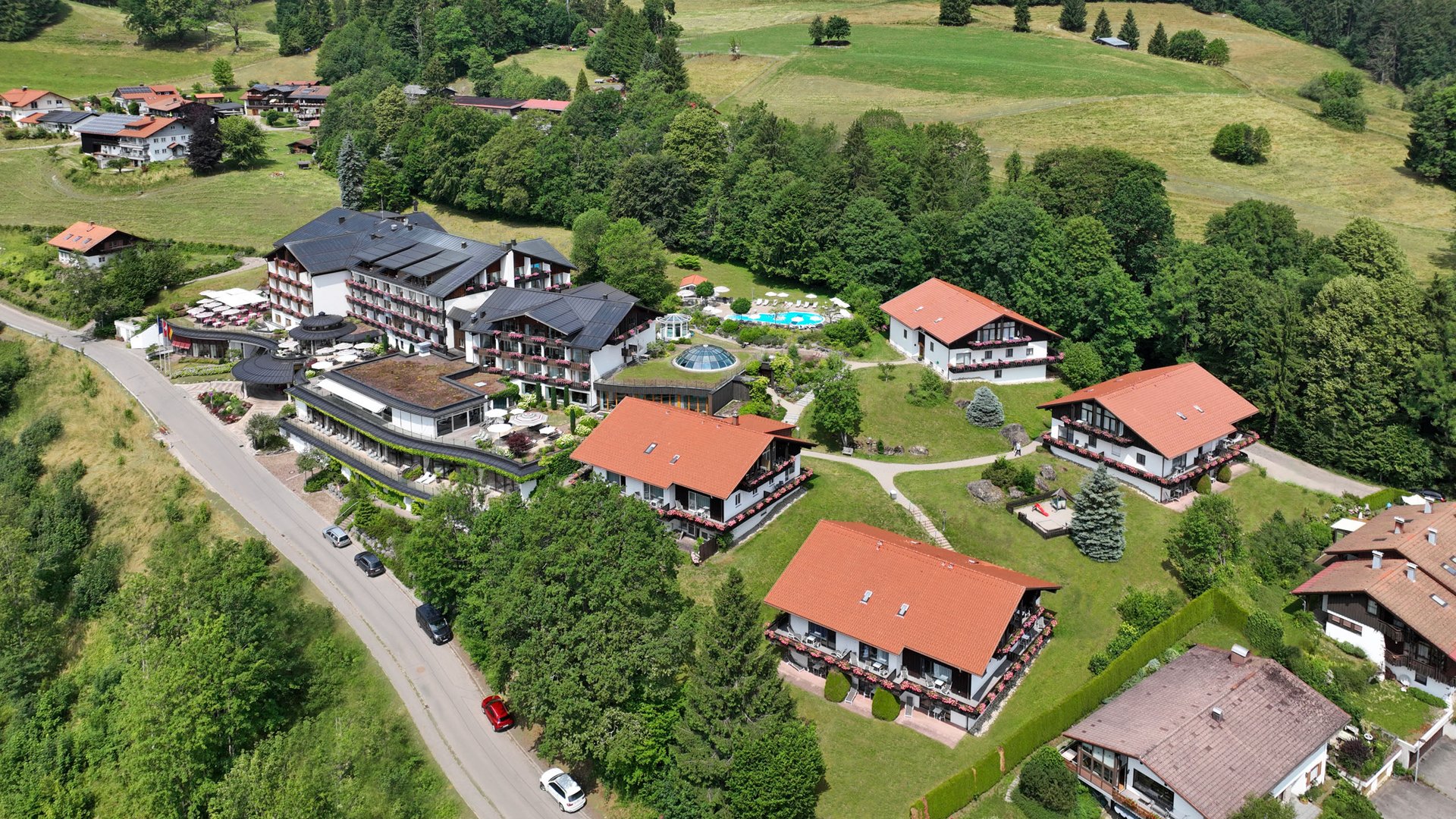 A look inside our hotel in Allgäu with pools
