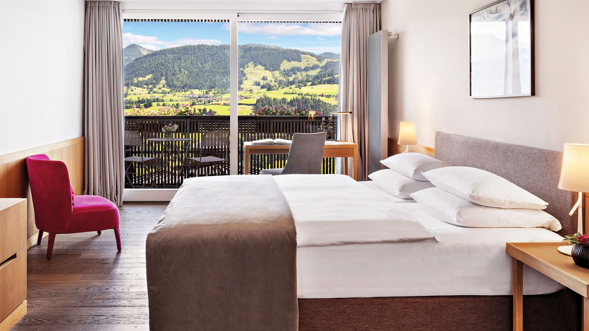 A look inside our hotel in Allgäu with pools