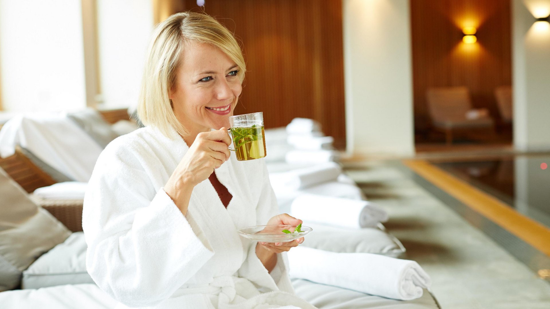 Entspannung im Wellnessbereich