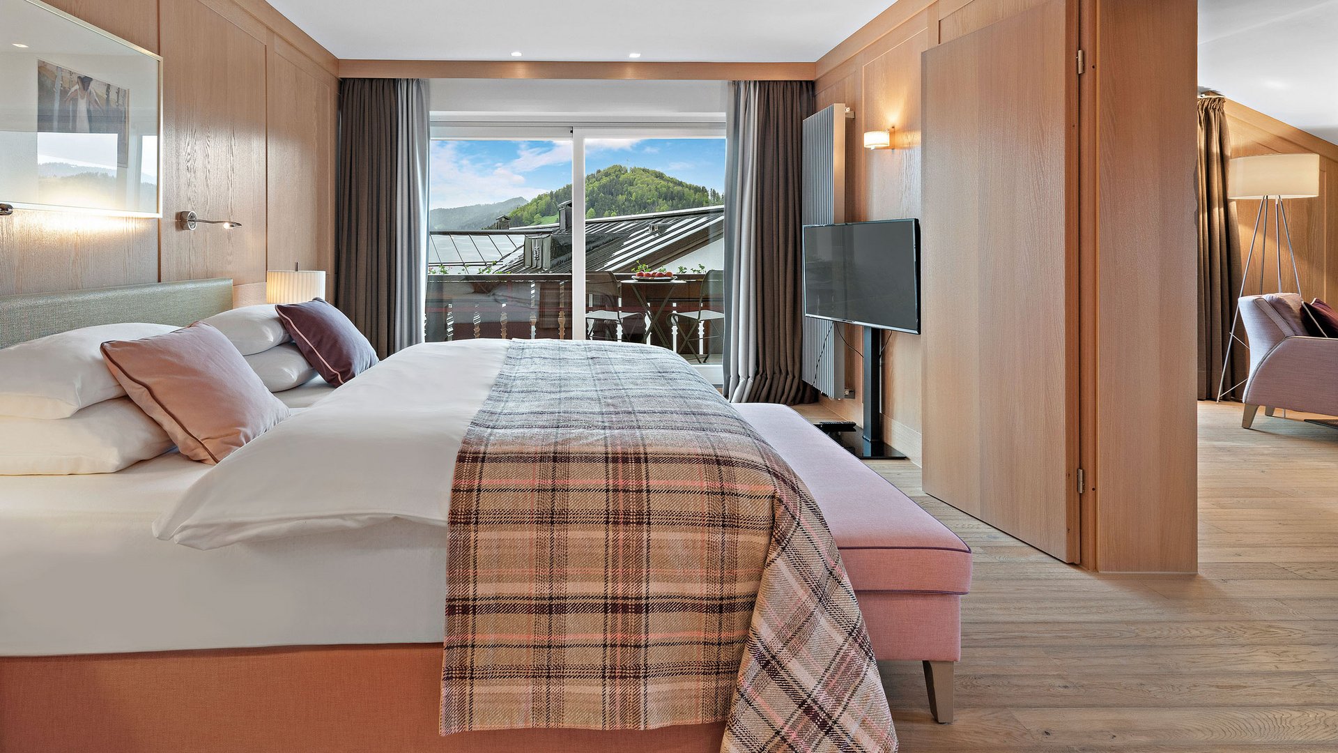 Alpin Suite Süd Schlafzimmer
